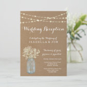 Uitnodiging voor weddenschappen | Rustic Kraft (Staand voorkant)