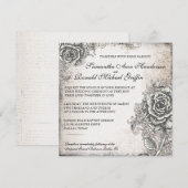 uitnodiging voor weddenschappen tussen Rozen (Voorkant / Achterkant)