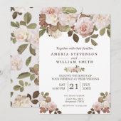  uitnodiging voor weddenschappen tussen Rozen (Voorkant / Achterkant)