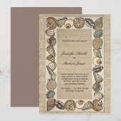 Uitnodiging voor weduwen tussen riddergrens en zea (Voorkant / Achterkant)