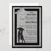 Uitnodiging voor weduweschowerparen (Voorkant / Achterkant)