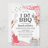 Uitnodiging voor weduwschap met BBQ (Voorkant)