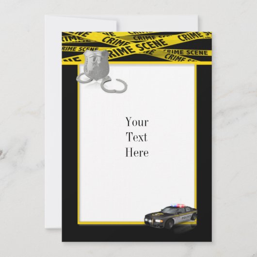 uitnodiging voor wetshandhaving (Voorkant)