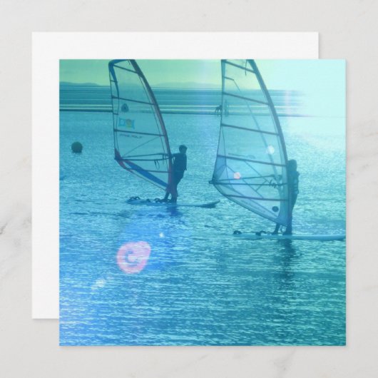 Uitnodiging voor wielsurfen (Voorkant / Achterkant)