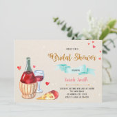 Uitnodiging voor wijn en kaas (Staand voorkant)