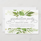 Uitnodiging voor Wild Meadow Graduation Party (Voorkant)