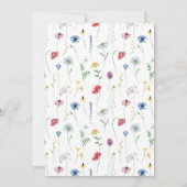 Uitnodiging voor Wildflower Pasen Brunch (Achterkant)