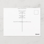 Uitnodiging voor Wildflower Wedding (Achterkant)