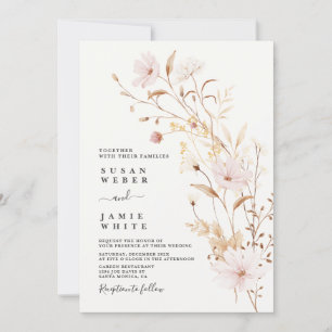 Uitnodiging voor Wildflower Wedding