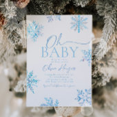 Uitnodiging voor winter baby shower