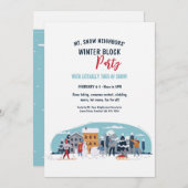 Uitnodiging voor winterblokkering (Voorkant / Achterkant)