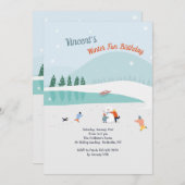 Uitnodiging voor Winterpret (Voorkant / Achterkant)