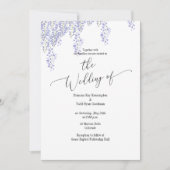 Uitnodiging voor Wisteria Wedding (Voorkant)
