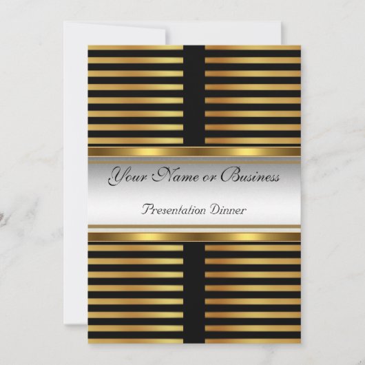 Uitnodiging voor zakelijke presentatie (Voorkant)