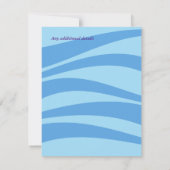 Uitnodiging voor zeeleven-feestje  (Achterkant)