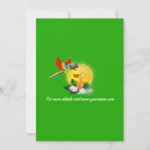 Uitnodiging voor zomer cocktailparty van club/bedr (Achterkant)