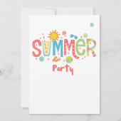 uitnodiging voor zomerfeestje (Achterkant)