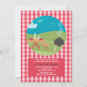 Uitnodiging voor zomerse picknick (Voorkant)