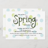 Uitnodiging voorjaarsviering (Voorkant / Achterkant)