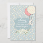 Uitnodiging voorlentevende bunny Birthday (Voorkant)