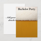 Uitnodiging vrijgezellenfeest (Voorkant / Achterkant)