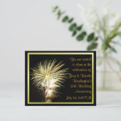 Uitnodiging vuurwerkpartij (Staand voorkant)