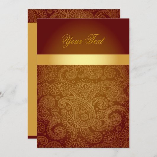 Uitnodiging / Wenskaart (Voorkant / Achterkant)