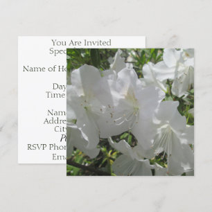 Uitnodiging - White Azaleas