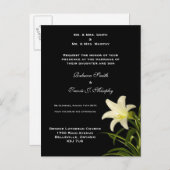 Uitnodiging - WhiteLily1 (Voorkant / Achterkant)