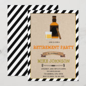 Uitnodiging wijn- en sigaarfeest (Voorkant / Achterkant)