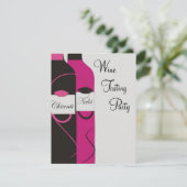 Uitnodiging wijnpartij (Staand voorkant)