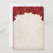 Uitnodiging wijnproeverij vintage feest (Achterkant)