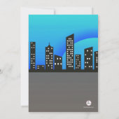 Uitnodiging winkelende dame (Achterkant)