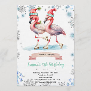 Uitnodiging Winter Flamingo Schaatsen