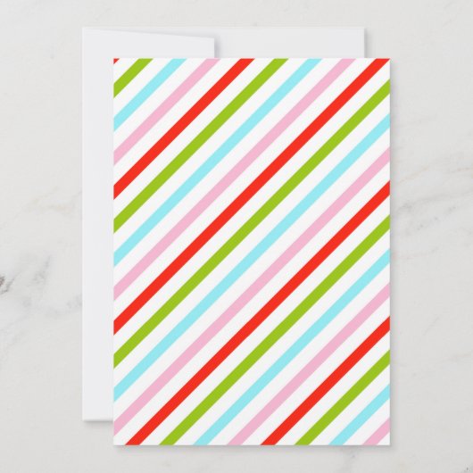 Uitnodiging winter snoepparadijs thema (Achterkant)