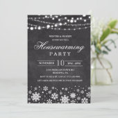 Uitnodiging winterpartij (Staand voorkant)