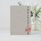 Uitnodiging Zeer geheim Collectief (Staand voorkant)