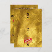 Uitnodiging Zeer geheim Gentlemen Corporate (Voorkant / Achterkant)