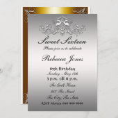 Uitnodiging zestien (Voorkant / Achterkant)