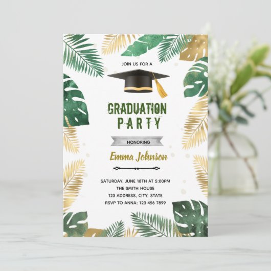 Uitnodiging zomer afstudeerthema (Staand voorkant)