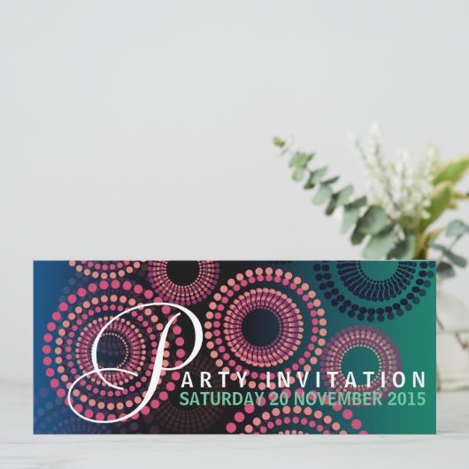 Uitnodiging zomernachtingen vuurwerk (Staand voorkant)