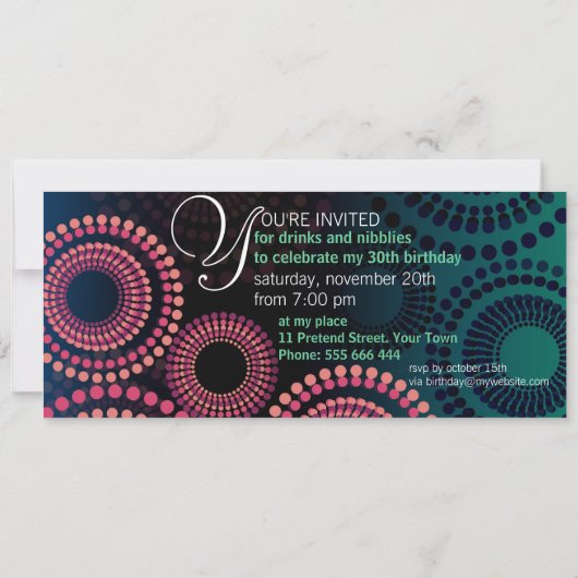 Uitnodiging zomernachtingen vuurwerk (Achterkant)