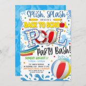 Uitnodiging zomerpool (Voorkant / Achterkant)