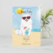 Uitnodiging zomervakantie (Staand voorkant)