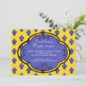 Uitnodiging Zuid-Frankrijk Provencal Party (Staand voorkant)