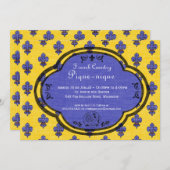 Uitnodiging Zuid-Frankrijk Provencal Party (Voorkant / Achterkant)