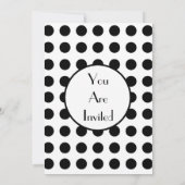 Uitnodiging Zwart en Witte Feest (Achterkant)