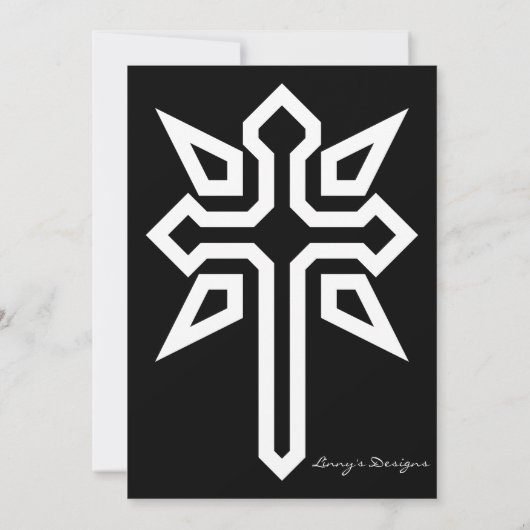 Uitnodiging Zwart Kerk Toren Save the Date (Achterkant)