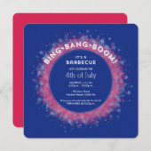 Uitnodigingen | 4 juli | BING ・ BANG ・ BOOM (Voorkant / Achterkant)