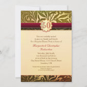 Uitnodigingen 50e gouden jubileumfeest (Achterkant)